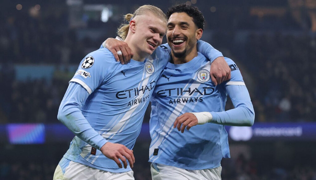 Erling Haaland là người mở tỷ số cho Manchester City trong trận đấu với Galatasaray