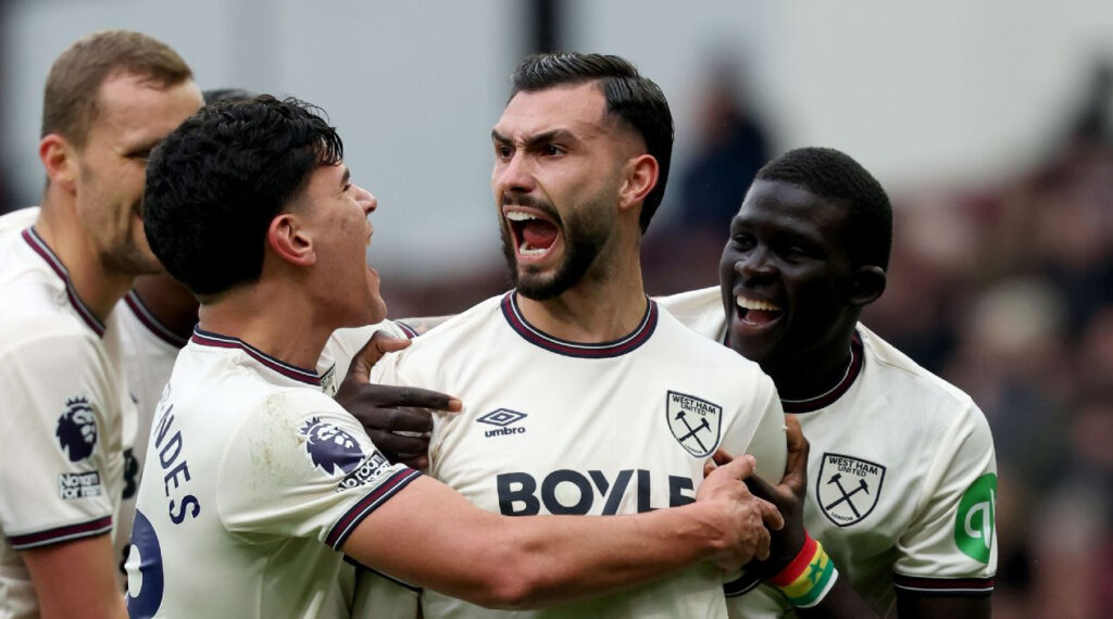 Valentín Castellanos ghi bàn thắng thứ hai cho West Ham.